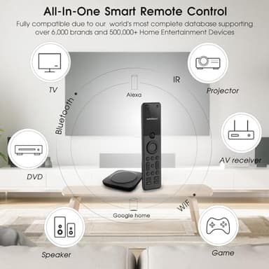 SofaBaton X1S Universal Remote with Hub and App, All in One Smart Universal Remote Control with Customize Activities, Control Up to 60 IR/Bluetooth/WiFi Devices - Image 3