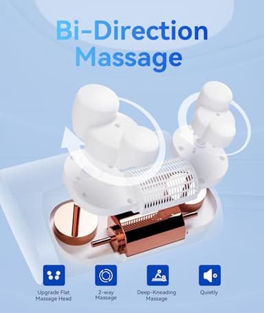 Papillon Back Massager, Shiatsu Neck Massager for Pain Relief Deep Tissue with Heat, Electric Kneading Massage Pillow for Back, Shoulder, Foot, Muscle Pain Relief, Gifts for Women/Men/Mom/Dad - Image 9