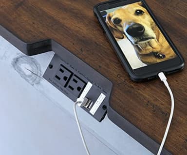 Signature Design by Ashley Lodenbay Casual 3 Drawer Night Stand with USB Charging Ports, Antique Gray - Image 8