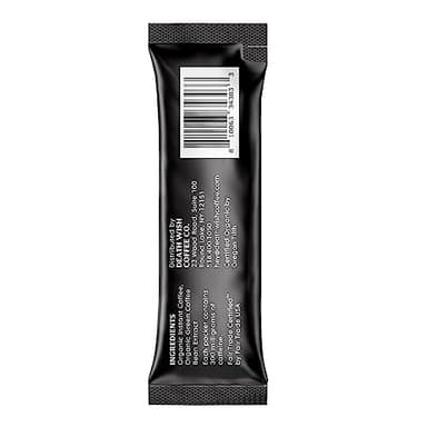 Death Wish Coffee Instant Dark Roast Coffee Packets, Bold & Intense Blend of Arabica & Robusta Beans, USDA Organic, 8 Count - Image 6