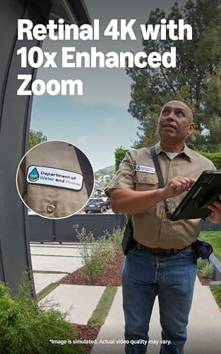 Ring Wired Doorbell Pro (Newest Model) — Retinal 4K with wide-angle video, 10x Enhanced Zoom, and Low-Light Sight, Deep Silver - Image 2