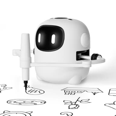 RIVGOT Drawing Robot for Kids with 150 Cards, Voice Interactive Educational Drawing Machine, Montessori Painting Learning Toys for 3 4 5 6 7 8 Year Old Boys Girls Birthday Party - Image 1