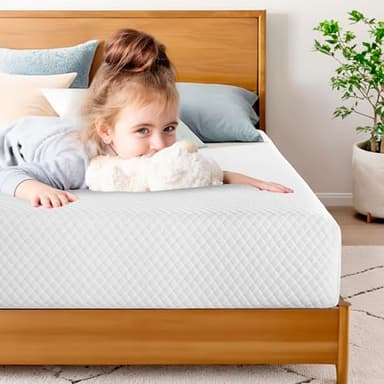 Planet Sleepings 6 Inch Twin Memory Foam Mattress for Cool Sleep Medium Firm Feel Zoned Pressure Relief Certified Safe Foams Removable Cover Bed in A Box - Image 1