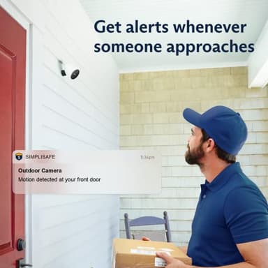 SimpliSafe 7 Piece Wireless Outdoor Camera Home Security System - Optional 24/7 Professional Monitoring - No Contract - Compatible with Alexa and Google Assistant - Image 4