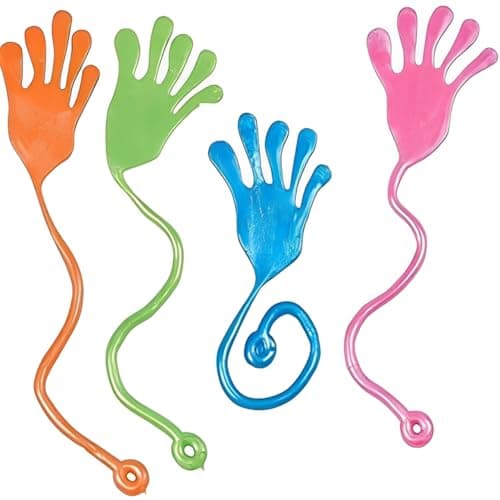 Tuko 20PCS Sticky Hands, Sticky Finger, Kids' Party Favor Sets, Fun Toys, Party Favors, Wacky Fun Stretchy Sticky Hands, Halloween Party Favors, Birthday Parties, Toys for Sensory Kids,20PCS - Image 1