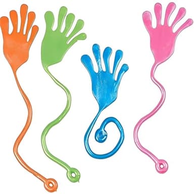 Tuko 20PCS Sticky Hands, Sticky Finger, Kids' Party Favor Sets, Fun Toys, Party Favors, Wacky Fun Stretchy Sticky Hands, Halloween Party Favors, Birthday Parties, Toys for Sensory Kids,20PCS - Image 1