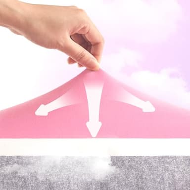 SLEEP ZONE Kids Comforter Set Twin Size, Jersey Knit 5 Pieces Bedding, Super Soft and Breathable Comforter with Sheets, Pillowcases (Pink Grey Stripe) - Image 3