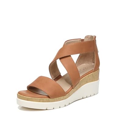 Naturalizer SOUL Women's Goodtimes Wedge Sandal Toffee 9 M - Image 1