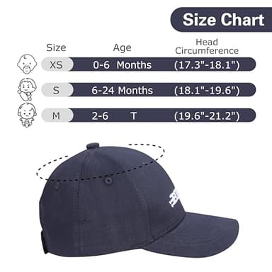 ECOSUMA Baby Ball Cap 0-6 Months Navy - Image 2