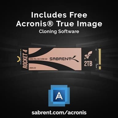 SABRENT Rocket 4 2TB NVMe SSD PCIe Gen4 M.2 2280 Internal Solid State Drive Up to 7450MB/s Read 6400MB/s Write for PS5 Desktop Laptop Gaming High-Speed Storage Low Heat (SB-RKT4L-2TB) - Image 7