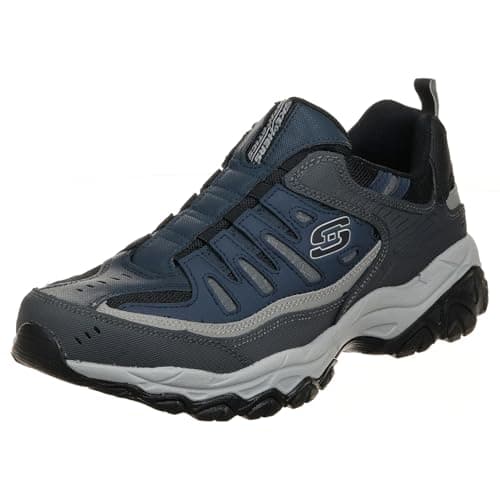 Skechers mens After Burn M. Fit Loafer, Navy/Gray, 11 US - Image 1