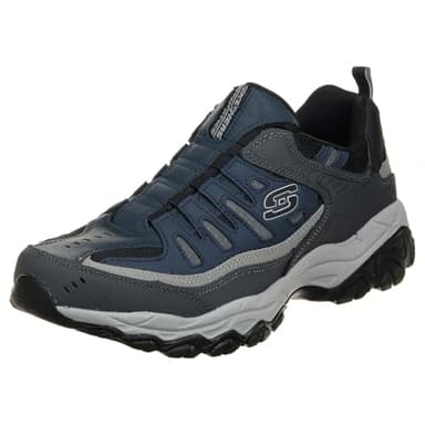 Skechers mens After Burn M. Fit Loafer, Navy/Gray, 11 US - Image 1