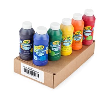Crayola Washable Finger Paints (6ct), Toddler Paint Set, Nontoxic Finger Paint for Kids, Arts & Crafts Supplies for Toddlers, Teacher Classroom Must Have [Amazon Exclusive] - Image 7