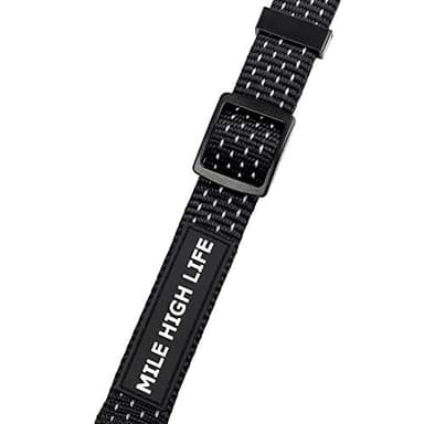 Mile High Life Dog Collar, Nylon Reflective Dog Collars w Pull D-Ring, Light Weight Puppy Collars, Hanger Dog Collars for Large Dogs(Black, X-Small) - Image 4