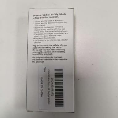 OUMSIS Cat Toys, USB Rechargeable Interactive Cat Mouse Toys, 3 Light Modes & 5 Adjustable Patterns, Portable Kitten Toy for Indoor Cats & Dogs, Training & Exercise Fun - Image 12