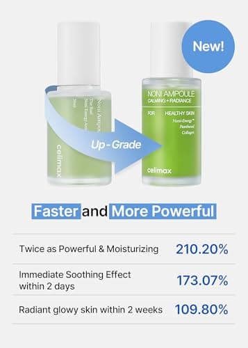 celimax Noni Energy Ampoule 30ml | with Noni Extract, Hydrating, Moisturizing & Soothing Serum for Dark Spots & Fine Lines, Anti Aging, Brightening For Face, Facial Astringent - Image 3