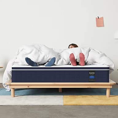 Coolvie 12 Inch King Size Mattress, Hybrid King Mattress in a Box, 3 Layer Premium Foam with Pocket Springs for Motion Isolation and Pressure Relieving, Medium Firm Feel, 100-Night Trial - Image 6