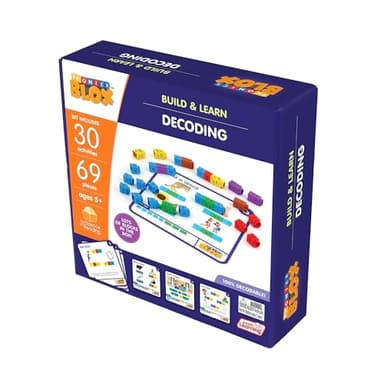 Junior Learning: Rainbow Phonics Blox: Decoding - Phase 3 - Build & Learn, 30 Activity Cards, Color Coded Blocks, Reading Development, Kids Ages 5+ - Image 7