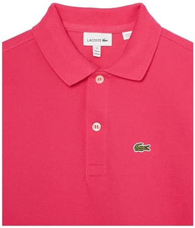 Lacoste Unisex-Child Short Sleeve Classic Pique Polo, Spinelle, 8 Years - Image 2