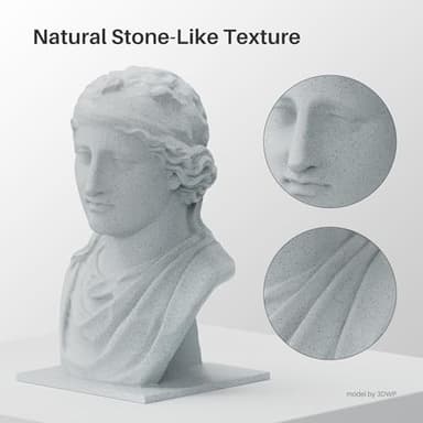 ELEGOO PLA Filament 1.75mm Marble 1KG, 3D Printer Filament Dimensional Accuracy +/- 0.02mm, 1kg Cardboard Spool(2.2lbs) 3D Printing Filament Fits for Most FDM 3D Printers - Image 2