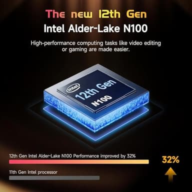 15.6 FHD IPS Student-Laptop, 16GB RAM 1TB SSD 4-Cores Pentium N100 (Beat i3-1115G4 Up to 3.4GHz) Computer with Backlit Keyboard Fingerprint WiFi 6 Win11 - Image 3