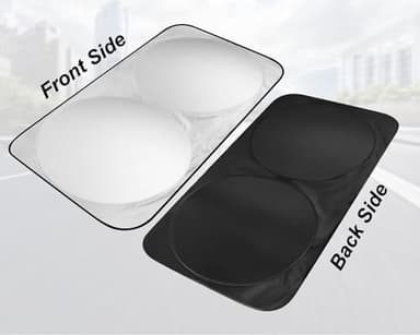 XHRING Car Windshield Sun Shade Sunshade Compatible with Acura MDX 2001-2023 2024 2025 2026 RDX 2007-2026 Accessories Foldable Car Front Window Sun Shield - Image 7