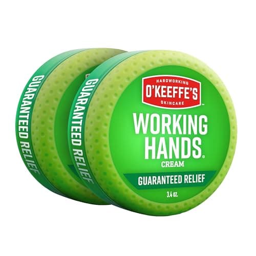O'Keeffe's Working Hands Hand Cream for Extreme Dryness - 3.4 oz Jar (2 Pack) - Repairing Skincare for Cracked, Dry Hands - Image 1