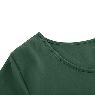 Peauty Summer Maternity Clothes Maternity Shirts Maternity Workout Tops White Maternity Tops & Tees Maternity Scrubs Maternity Blouse（Black+White+Green M） - Image 5