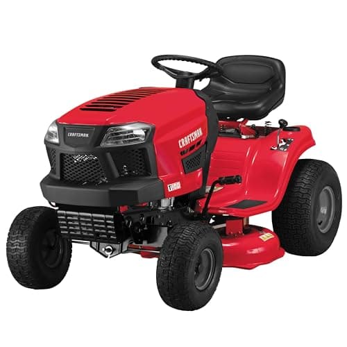 Craftsman 36" Gas Riding Lawn Mower with 11.5 HP* Briggs and Stratton Single-Cylinder Engine, Gas Lawn Tractor with 7-Speed Transmission, Red/Black - Image 1