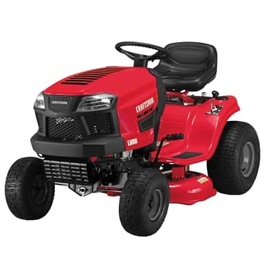 Craftsman 36" Gas Riding Lawn Mower with 11.5 HP* Briggs and Stratton Single-Cylinder Engine, Gas Lawn Tractor with 7-Speed Transmission, Red/Black - Image 1