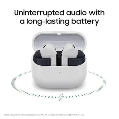 SAMSUNG Galaxy Buds 3 FE (2025) + Galaxy SmartTag2, True Wireless Bluetooth Earbuds, Active Noise Cancellation, Powerful Sound, Clear Calls, Long Lasting Battery, Black [US Version, 2 Year Warranty] - Image 7