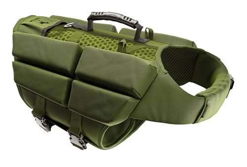 NOAH & PAW Dog Life Jacket, Human Standards Lifejacket Design, Dog Life Vest for Swimming and Boating, 3X Foam Support for Max Floating, Breathable Mesh, Salvavidas para Perros, Size XL - Image 1