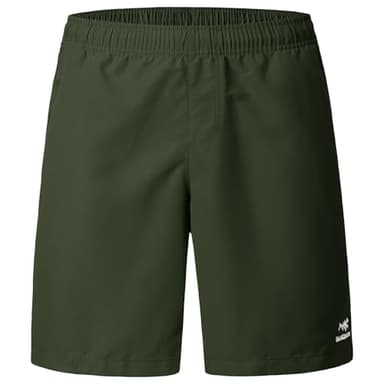 BASSDASH Men's 8''Fishing Water Shorts Quick Dry UPF 50+ Lightweight Cargo Hiking Kayaking Casual Bottom Army Green - Image 3