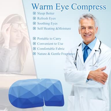 FRSHMORN 16 Packs Steam Eye Mask, Heated Eye Mask for Sleeping, Warm Compress for Eyes, Self Heating Disposal Eye Mask Comfortable Sleep Mask for Home, Office, Spa, Travel Essentials - Image 5