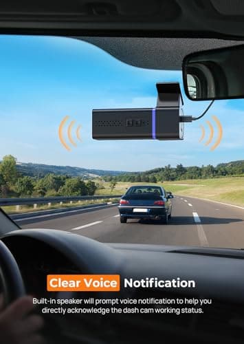 Dash Cam, 2.5K WiFi Dash Camera for Cars, E-YEEGER Mini Dashcam with App, Front Car Camera, G-Sensor, Loop Recording, Night Vision, 24H Parking Mode, 32G SD Card Included, Support 256GB Max - Image 9