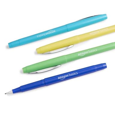 Amazon Basics Felt Tip Marker Pens, Versatile for Writing, Drawing, and Journaling, Assorted Colors, 24-Pack - Image 3