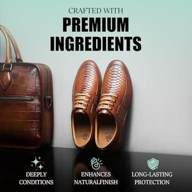 LUXGROVE® Leather & Furniture Repair Salve- Polisher, Leather Cleaner and Conditioner for Furniture - UV Protectants Help Prevent Cracking or Fading, for Car Seat, Couch, Shoe, Purse, Boot - 8oz - Image 3