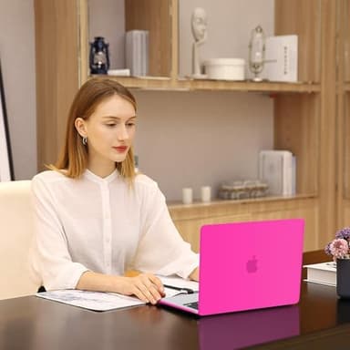 MOSISO Compatible with MacBook Air 13 inch Case 2026 2025 2024 2023 2022 Release M4 A3240 M3 A3113 M2 A2681, Plastic Hard Shell Cover Compatible with MacBook Air 13.6 inch Case, Bright Rose - Image 7