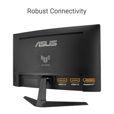 ASUS TUF Gaming 27” 1440P Curved HDR Gaming Monitor (VG27WQ3B) - QHD (2560 x 1440), 180Hz, 0.5ms, Extreme Low Motion Blur, FreeSync, 90% DCI-P3, DisplayWidget, 3 yr Warranty - Image 6