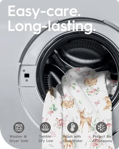 TotBasic Mini Crib Sheets 24x38, Ultra Soft Pack N Play Sheets Fitted Boy Girl, Neutral Pack and Play Mattress Sheets, Premium Jersey Knit Portable Crib Sheets Hypoallergenic, Forest Bear & Deer - Image 6