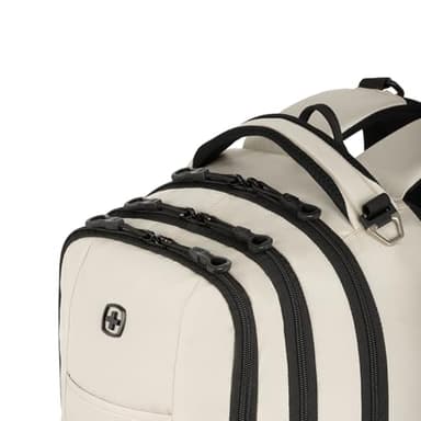 SwissGear Cecil 5505 Laptop Backpack, Cream/Black, 18-Inch - Image 7