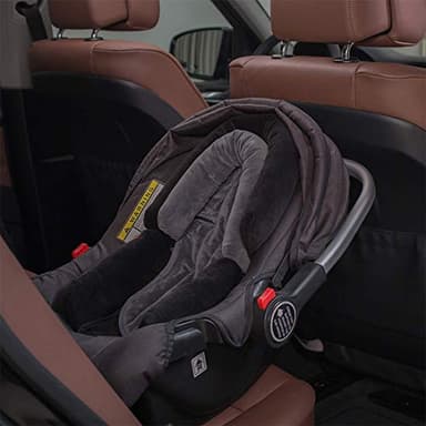 COOLBEBE Upgraded 3-in-1 Babybody Support for Newborn Infant Toddler - Extra Soft Car Seat Insert Cushion Pad, Perfect for Carseats, Strollers, Swings, Black - Image 3