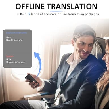 Language Translator Device,2025 Latest Two-Way Language Translator in 138 Languages, Online/Offline/AI/Voice/Photo Translation, Standy 240H, Portable Instant Translator for Business,Study & Travel - Image 4