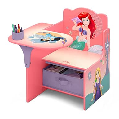 Delta Children Chair Desk with Storage Bin, Disney Princess - Image 3