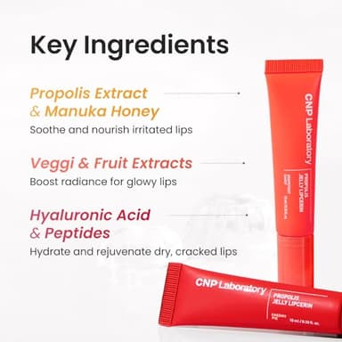 CNP Propolis Jelly Tinted Lipcerin™ - 02 Pink Donut, Hydrating Lip Balm & Gloss with Manuka Honey + Hyaluronic Acid, Korean Skincare, 0.3 fl.oz. - Image 6