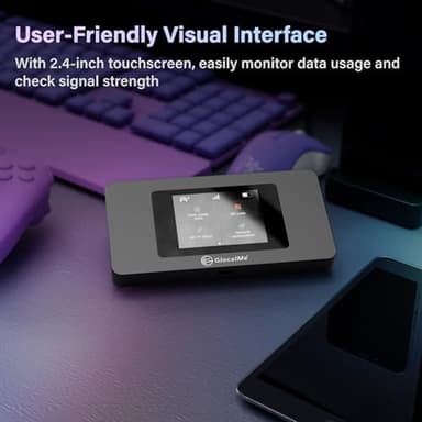 GlocalMe DuoTurbo 4G LTE Portable WiFi Hotspot for Travel in 200+ Countries, Mobile Hotspot Device with Global 1.1GB Data 30Days, SIMFREE and Dual Modem, 10 Devices Connected(Black) - Image 6