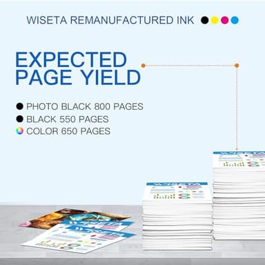 302XL High Capacity Remanufactured for Epson 302XL Ink Cartridges Multipack T302XL 302 XL 302 T302 to use with Epson XP-6000 XP-6100 Printer (2 Black, 1 Cyan, 1 Magenta, 1 Yellow, 5 Packs) - Image 3