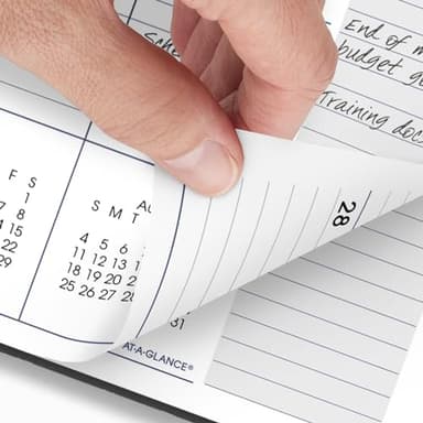 AT-A-GLANCE Planner 2024-2025 Academic, Monthly, 8-1/2" x 11", Large, Monthly Tabs, Flexible Cover, DayMinder, Charcoal (AYC47045) - Image 3