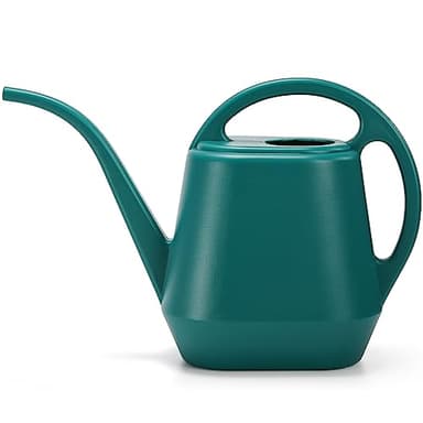 Fasmov Watering Can, 1/2 Gallon Plastic Watering Cans with Comfortable Handle, Small Garden Watering Cans Long Spout for Indoor Outdoor Watering Plants, Green - Image 1