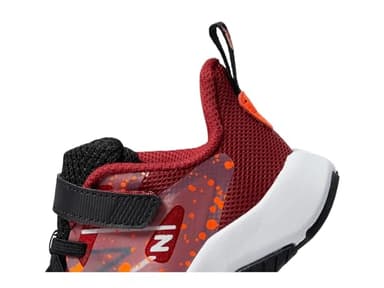 New Balance Baby ITRAVWB2 Running Shoe, Black/True Red/Blaze Orange, 2 Wide US Unisex Infant - Image 5